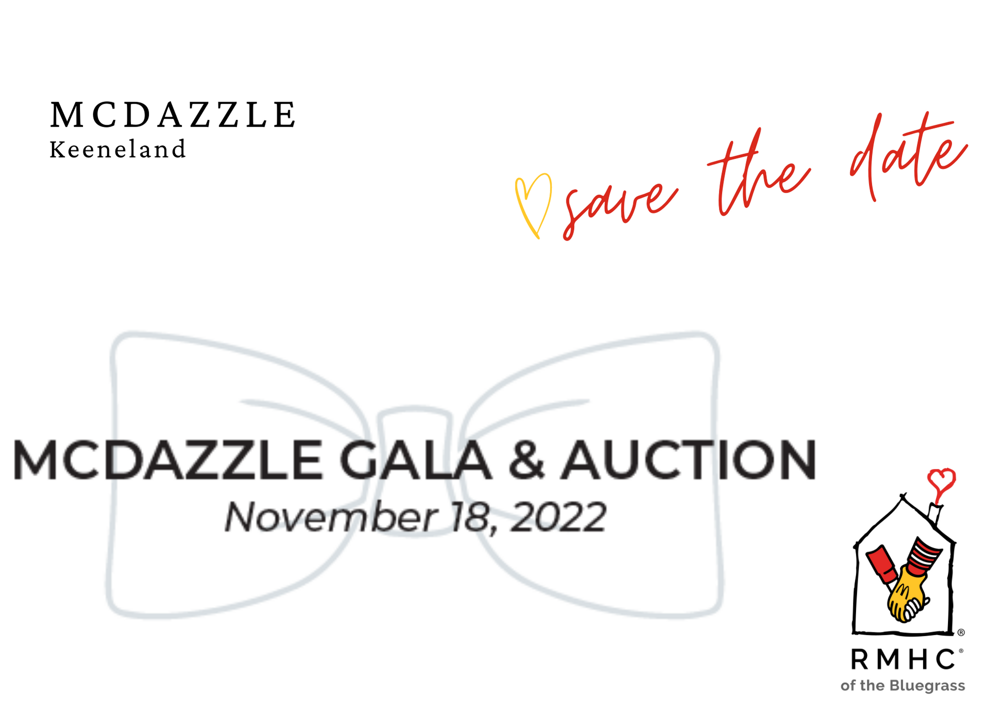 McDazzle 22 Save the Date - Ronald McDonald House Charities of the